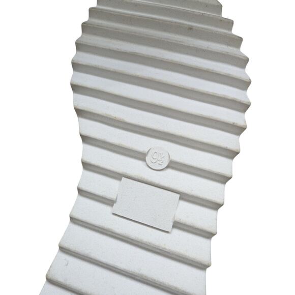 R2 Cork Platform Wedge Sandals Elastic Ankle Straps Open Toe Beige Size US 9.5 - Picture 9 of 10